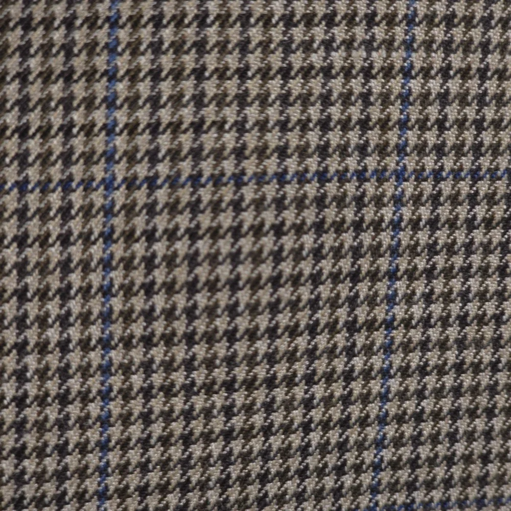 Lauren Ralph Lauren UltraFlex Blazer Mens 40 Long‎ Brown Houndstooth Jacket